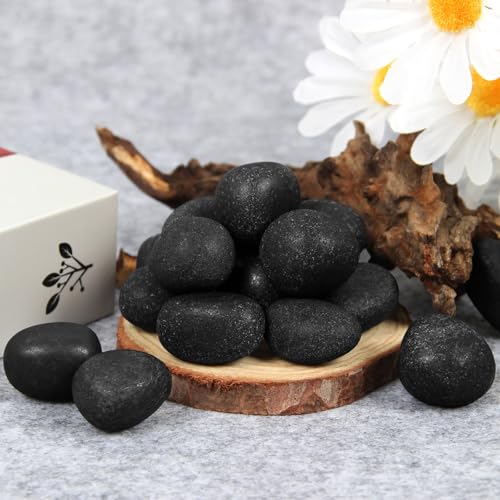 1.1lb Bulk Tumbled Shungite Stones Polished Natural Shungite Crystal