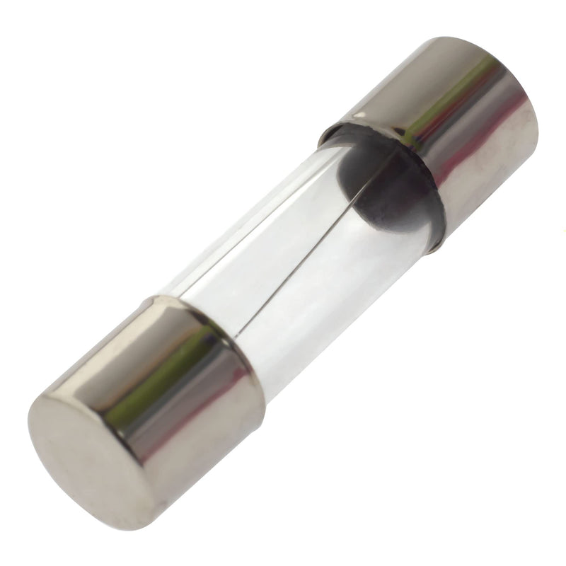 SeKi Micro Fuse 2.0 A, 5 x 20 mm, Slow Blow, Pack of 10 Glass Fuses, 250 V | Type T (slow-blow) glass tube replacement fuse for electronics, household appliances, power supplies, hi-fi & model making Sluggish 2 Amps