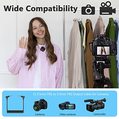 Saramonic Blink900 B1TG Wireless Lavalier Microphone System & 656ft Range & Monitor for Canon Nikon DSLR Camera, Camcorder, for Interview, Vlogging, Tiktok, YouTube Video, News Gathering