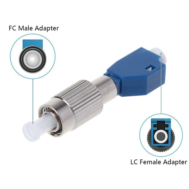 Optical Power Meter OPM -70 ~ +10 dBm & 50MW Visual Fault Detector | FTTH Fiber Optic Cable Tester Kit, FC Male to LC Female Adapter Included