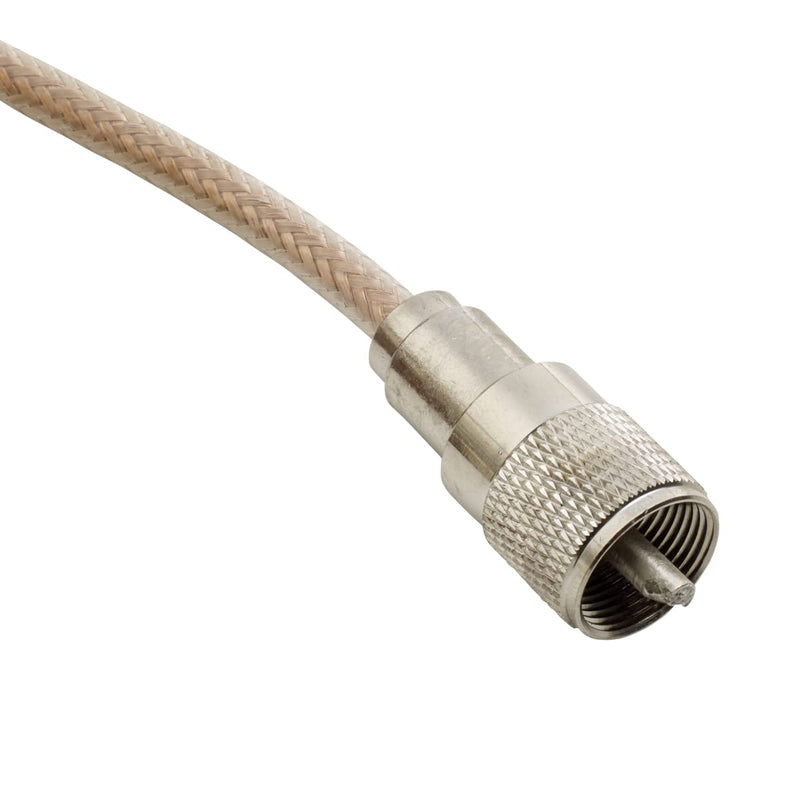 [Australia - AusPower] - RoadPro RP-8X12CL Clear 12' CB Antenna with Mini-8 Coax Cable 