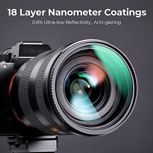 K&F CONCEPT 55mm UV CPL Lens Filter Kit Protection Filter Set