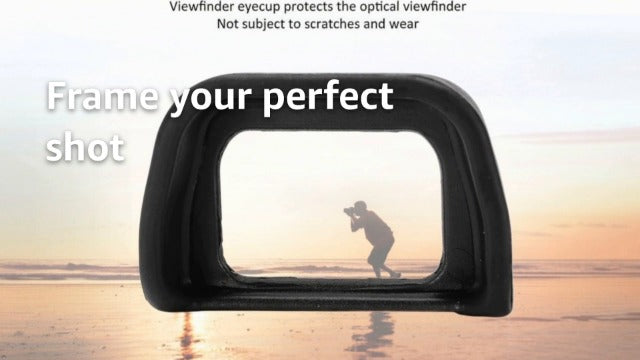 Rubber Camera Viewfinder Eyecup Eyepiece Eyeshade for Sony A6000 A6100 A6300 A5000 Eye Cup Protector Replaces Viewfinder Eye Cup Cold Shoe Cover