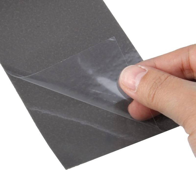 Unifizz Car Door Edge Guards Door Sill Protector PEVA Car Wrap Film Vinyl Automotive Wrap Film Car Door Sill Protection Film Anti-Collision Fits for Most Car Truck SUV (2.76In x 16.4Ft, Gray)