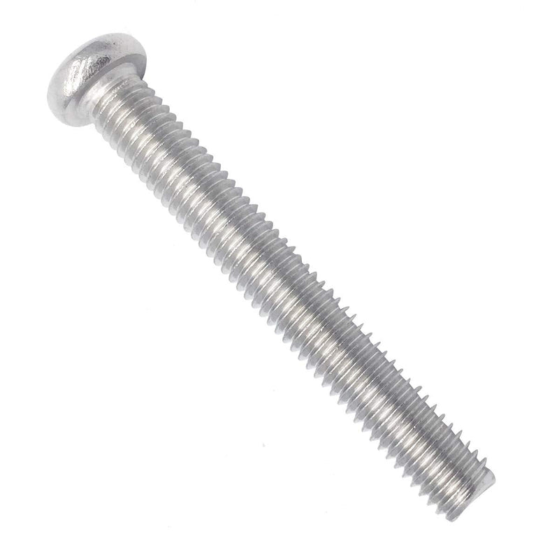 [Australia - AusPower] - M8-1.25 x 60mm 304 Stainless Steel Cross Phillips Machine Screw Bolt for Samsung KS8000 Series TV Wall Mount Bracket, Fully Threaded 25pcs M8-1.25 x 60mm 