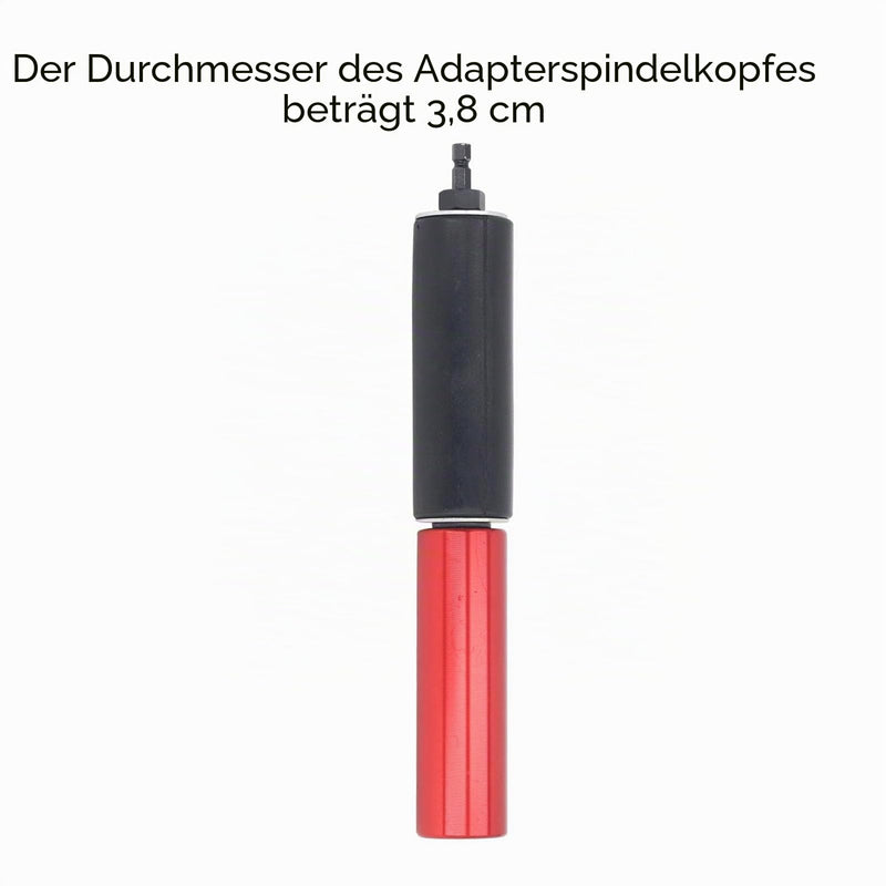 Spindle Sander Adapter 1.5 Inch Mandrel Made of Aluminum Alloy - Converts Drill into Grinder for Wood and Metal - Easy to Assemble