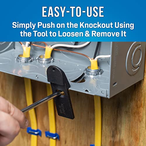 Jonard Tools WBK-100 Panel Buddy knockout punch set for front and rear electrical panel knockouts