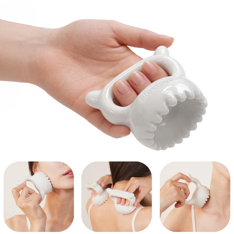 Ceramic Gua Sha Fascia Tool – Korean Body & Face Massager for Lymphatic Drainage, Cellulite, Muscle Recovery & Trigger Point Relief – US Patented