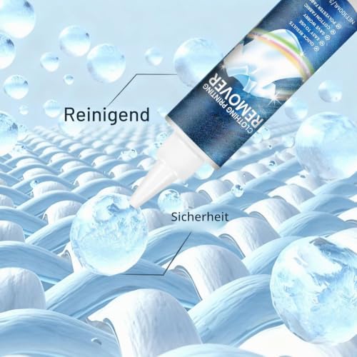 Flock Remover Clean, Easy Quick Mild and Suitable for Misprints on Textiles Also Has Silver Curved Tweezers and Curved Scraper