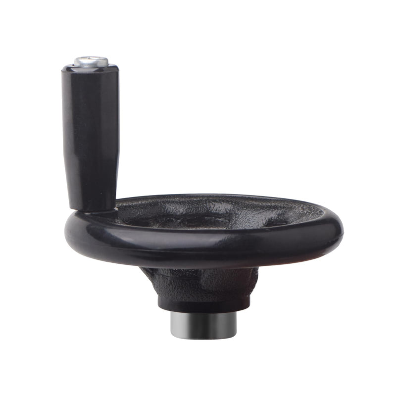 [Australia - AusPower] - 2 Pack 0.47x4inch Diameter Round Hand Wheel Three-Spoke W Revolving Knob Handle for Mill Drillpress Crank Lathe 