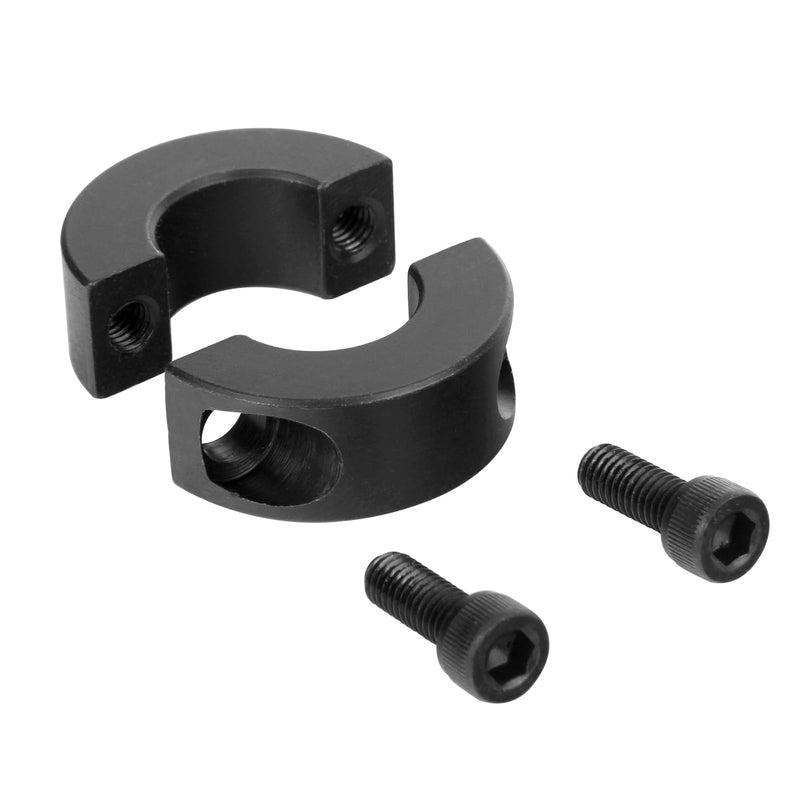 [Australia - AusPower] - (4-Pack) SINOAXISSPACE Shaft Collar 1" Bore, 1045 Steel Double Split Clamp-On Shaft Collars Style, 1-3/4" OD, 1/2" Thickness, with M4 Set Screws 1" Bore Size 4 