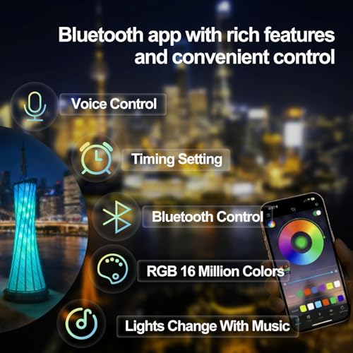 2Pack App Control LED Lamp Kit 001, for Bambu Lab 3D Print Light,Iridescent RGB LED Strip Light, Bundle-ZH037 1M/3.28FT 3D Printer Accessories, 60 LEDs Models Lamp DIY 2Pack