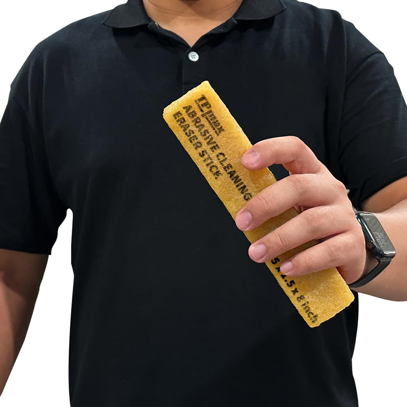 [Australia - AusPower] - 2 x Sanding Belt Cleaner Sanding Belt Cleaning Block 200 x 40 x 40 mm | High Quality Natural Rubber | Efficient Cleaning for Sanding Belts & Sanding Discs 2 Pack Large 
