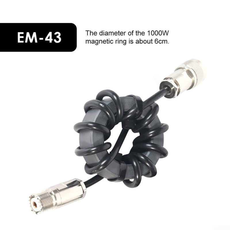 1.8-30 Shortwave Choke Coil Magnetic Ring is Suitable for RF Shortwave Radio (EM-43) EM-43