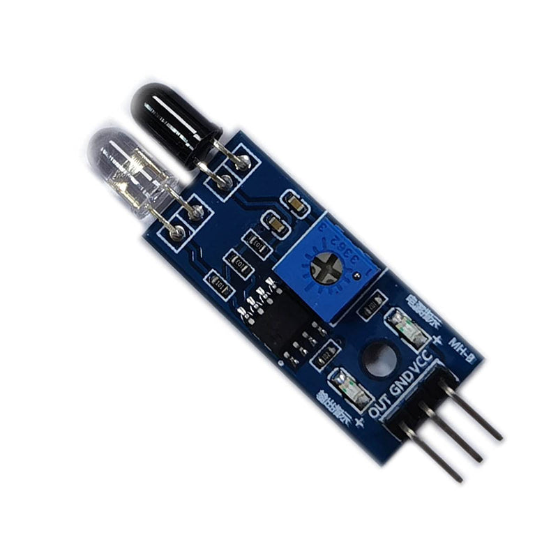 [Australia - AusPower] - Kiro&Seeu 5pcs IR Infrared Obstacle Avoidance Sensor IR Transmitting and Receiving Tube Photoelectric Switch 3-pin Compatible with Ar-duino Smart Car Robot 