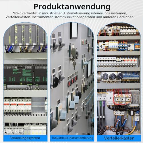 DIN Rail Power Supply, 24V 240W DIN Rail Switching Power Supply Input 100-240VAC 2.8A, Output DC 24V 10A, Multiple Protection Functions, Widely Used, Industrial Model NDR-240-24