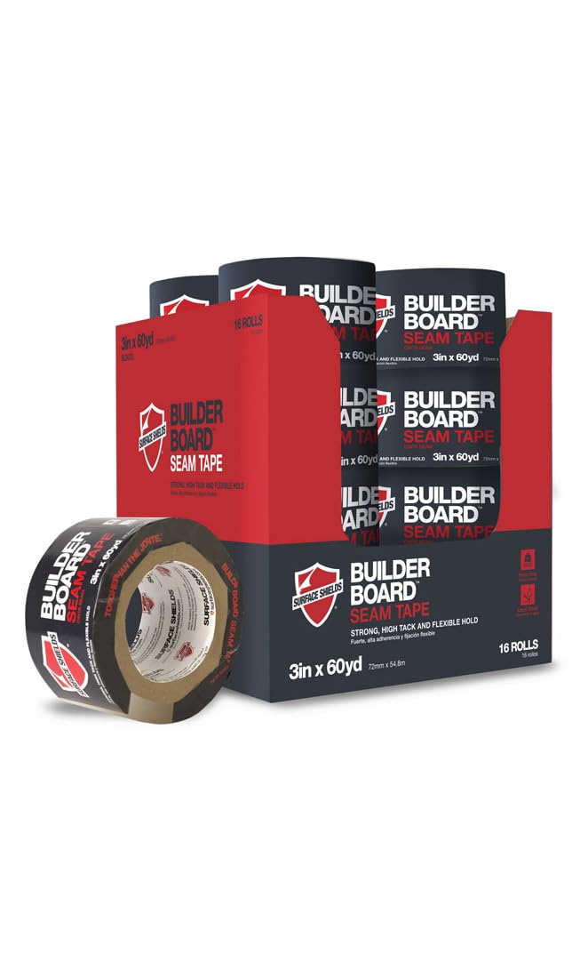 Surface Shields Builder Board Tape, 3" X 180', Pack of 1