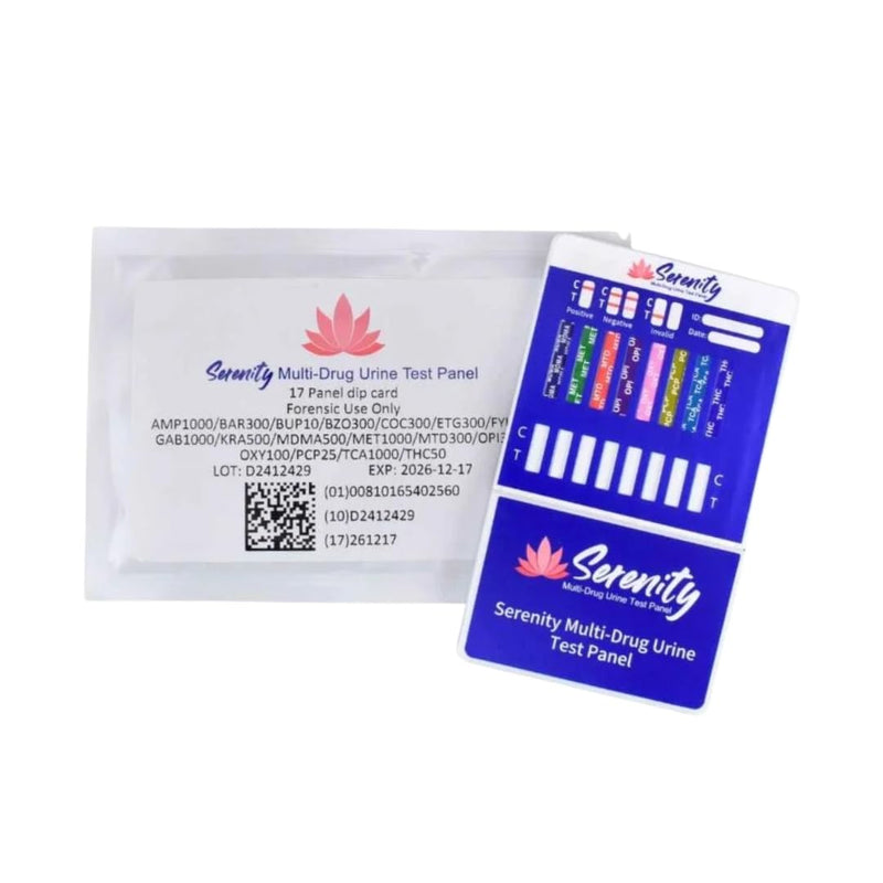 10 Panel Urine Drug Test Dip Cards [Single Test] – Instant Multi Drug Test Kit – Fast Results in 5 Minutes – THC, COC, OPI, MET, MDMA, BZO, BUP & More – 12 Panel Now