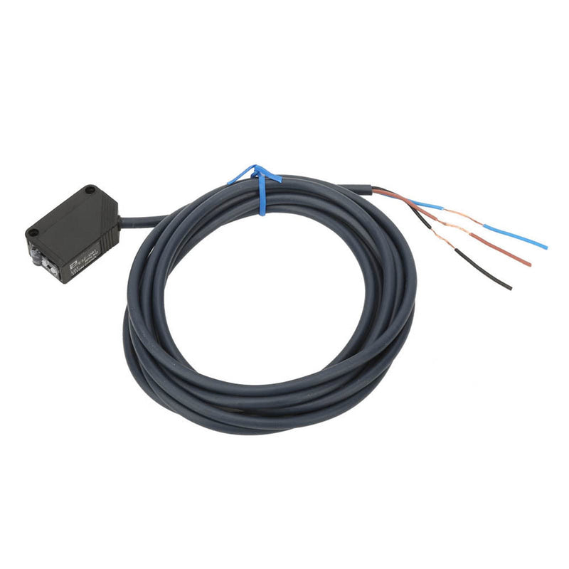 [Australia - AusPower] - Kadimendium E3Z-D61 Photoelectric Switch Sensor 12-24VDC Diffuse Reflection Infrared Sensor NPN Switch Black 