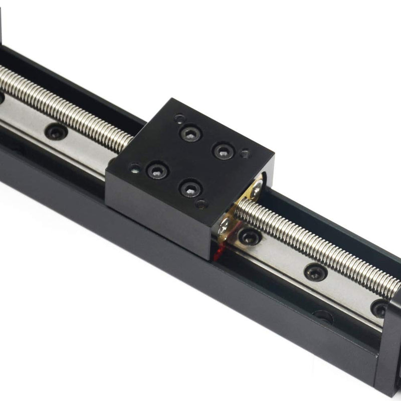 [Australia - AusPower] - Zeberoxyz 1PCS Mini Linear Rail Guide Slide Actuator T6x1 Lead Screw with NEMA11 Stepper Motor,100mm Effective Stroke Length for DIY CNC Router Parts X Y Z Linear (Size:100mm) 100mm 