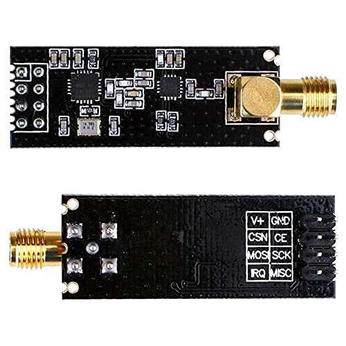 2 pieces NRF24L01+PA+ transceiver with SMA antenna 2.4 GHz 1100M + NRF24L01 wireless for