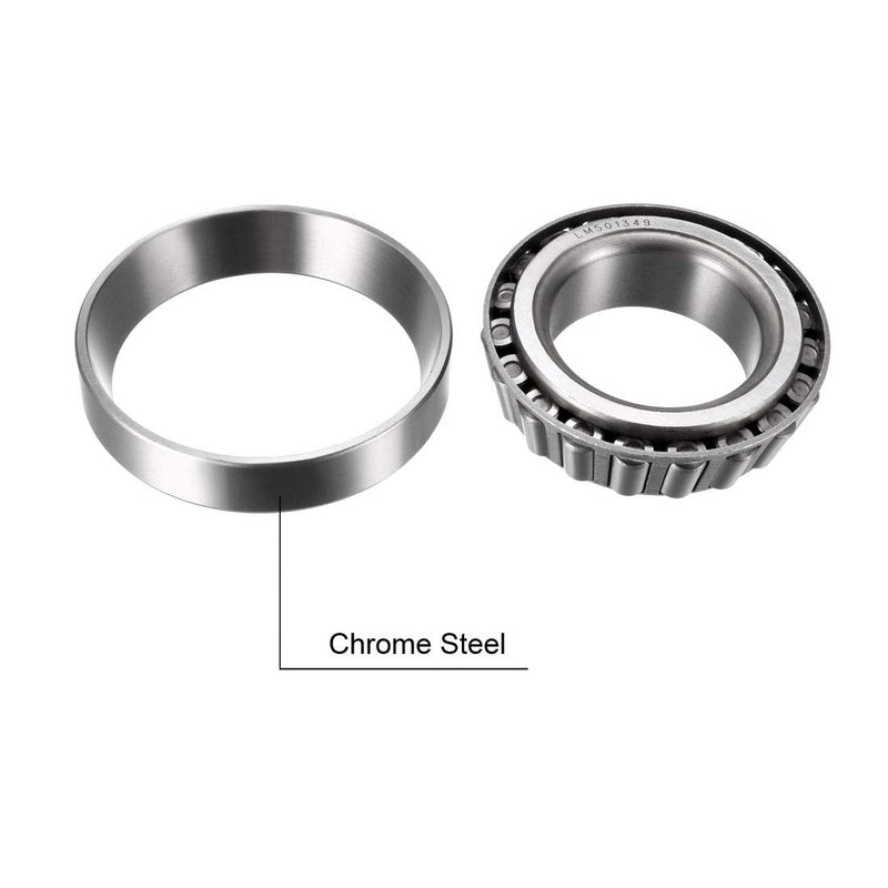 [Australia - AusPower] - uxcell LM501349/LM501310 Tapered Roller Bearing Cone and Cup Set 1.625" Bore 2.891" O.D. 0.77" Width 2pcs 1.63"x2.89"x0.77" 