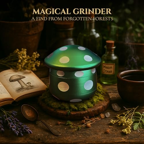 Viberium Metal Grinder 1.8 Inch - Herb Grinder, 4 Piece Grinders, Crusher Green