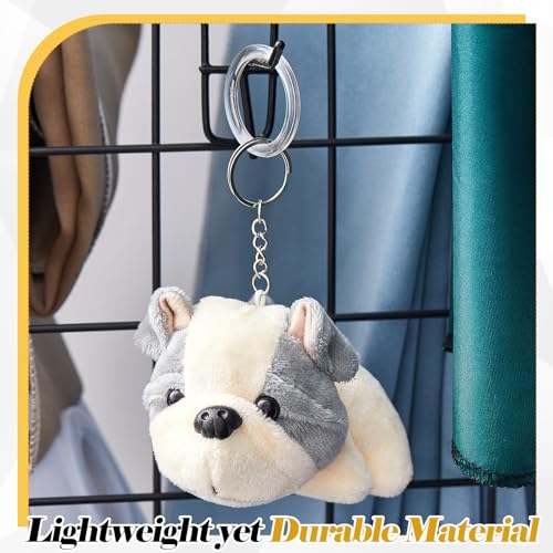 Kritkin 200-pack clear plastic scarf rings, 1-5/8 inch size, used as scarf hangers and organizers in a closet or storage space.
