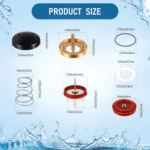 MorningRo 720A pressure vacuum breaker repair kit and bonnet kit for Wilkins 1/2, 3/4, and 1 inch valves