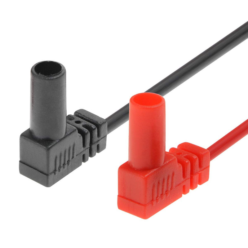 [Australia - AusPower] - 2Pair Banana Plug Multimeter Probe Pen Testing Connecting Cable Stick 2.6Ft 1000V Black Red for Digital Multimeter Meter Multi Tester Lead Wire Voltmeter 2 Pairs 