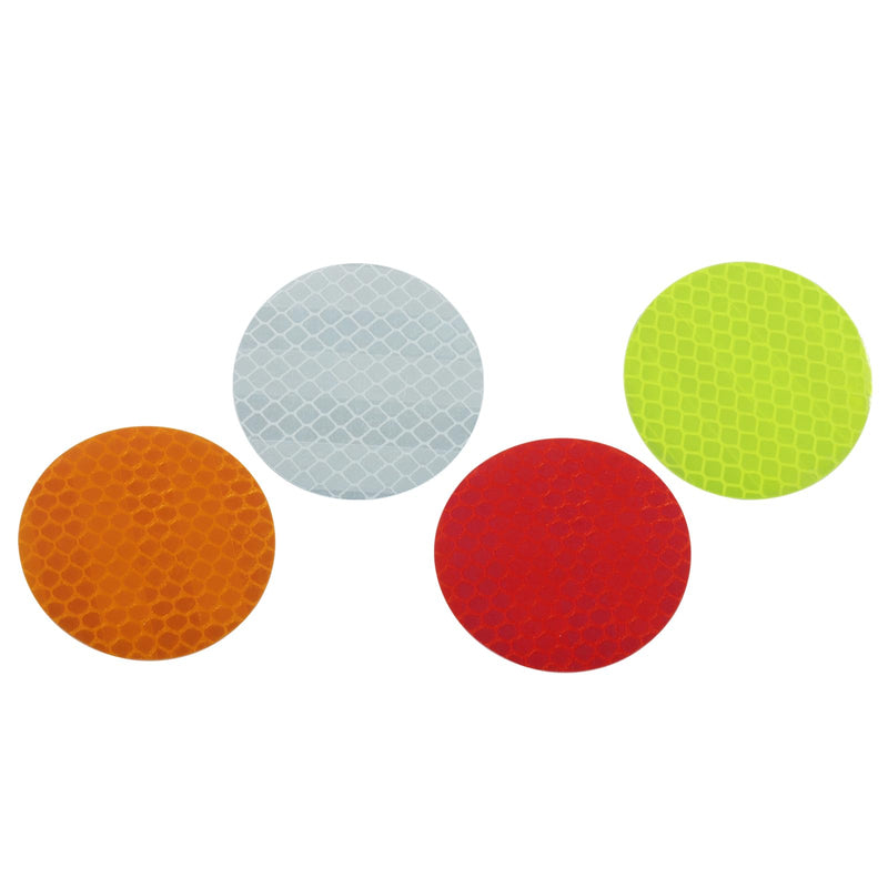 40 Pcs Round Reflective Stickers, High Visibility Waterproof Reflective Tape for Vehicles, Bikes, Helmets(50mm/1.96")