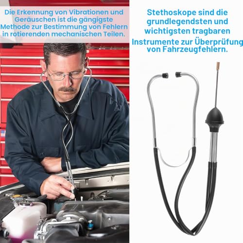 HENGBIRD Mechanic Stethoscope Car Motor Stethoscope Machine Diagnostic Tester Tester Car Mechanic Stetoscope
