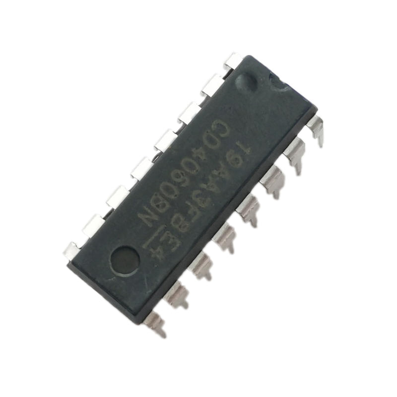 [Australia - AusPower] - 10pcs CD4060BE CD4060 CD COMS 14 Stage Ripple-Carry Binary Counters Divider Oscillator，DIP-16. 