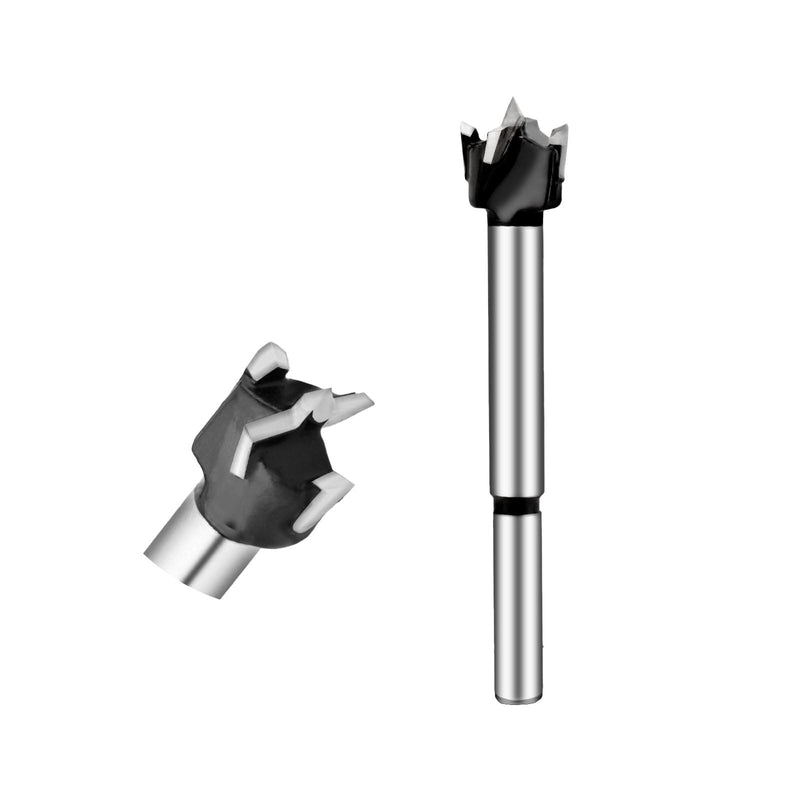 [Australia - AusPower] - Forstner Drill Bit 19 mm, Forstner Drill Bit, Wood Drill, Forstner Cutter with Round Shaft, Forstner Drill Bit for Wood, Hardwood 19MM 2-cutter 