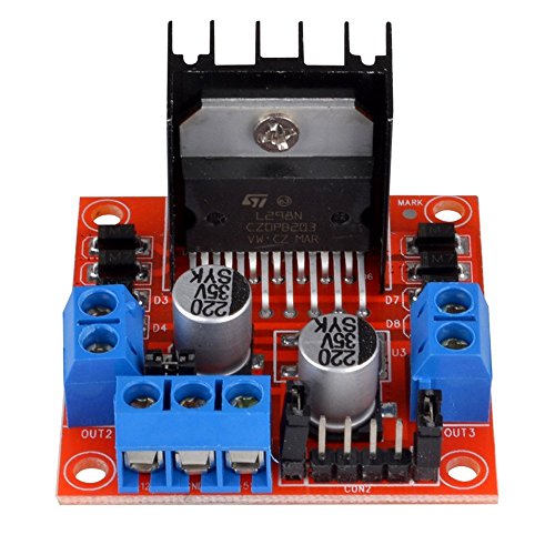 DollaTek Mini Stepper Motor Drive Controller Board Module L298N Double H-Bridge DC Stepper for Arduino Smart Car Robot