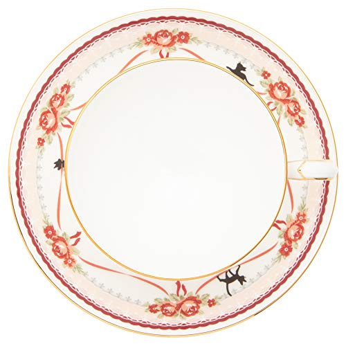 Noritake Majo Kiki's delivery Service Tea Coffee Cup Plate (Pink) MJ97221/H-612L Pink