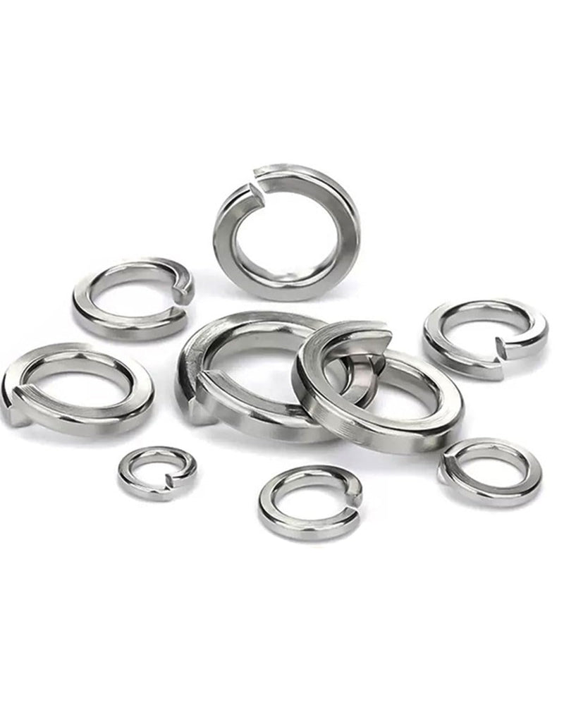 [Australia - AusPower] - M8 304 Stainless Steel Spring Lock Washers Pack of 100 M8 