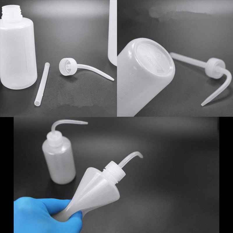 [Australia - AusPower] - Yuelong Plastic Squeeze Bottle,2Pcs Safety Wash Bottle 500ml Convenient Green Soap Supply Tattoo Squeeze Bottle with Scale Labels Watering Tools for Medical Label Tattoo Supplies(500ml,16oz,1 Bottle) 2 Count (Pack of 1) 