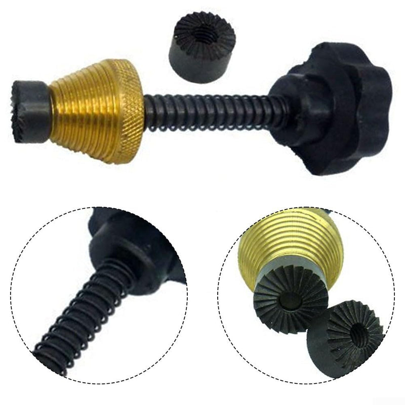 Tools Tap Reseater Tool, Tap Reseater Reseater Reseater Re-Set Tool with Thread Guide, Steel Cutter for Leaking Taps 1/2 Inch 3/4 Inch DIY Tool