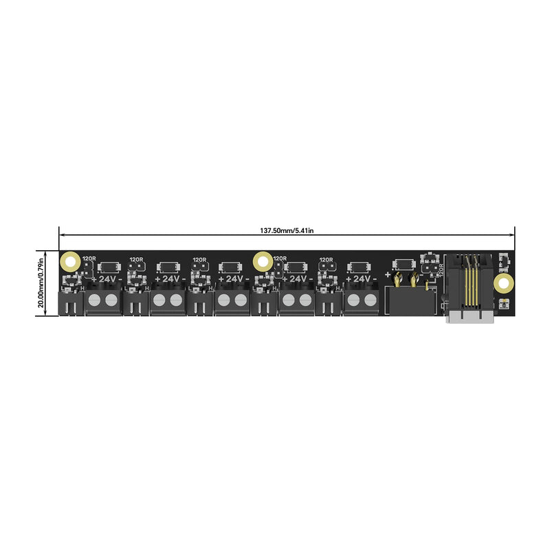 [Australia - AusPower] - BIGTREETECH CEB V1.0 CANbus Expansion Board Perfect for 2020 Aluminum Profiles Support Klipper, EBB SB2240/SB2209 EBB36/42 CAN+Octopus Pro H723, Manta M4P/M5P/M8P Control Board 