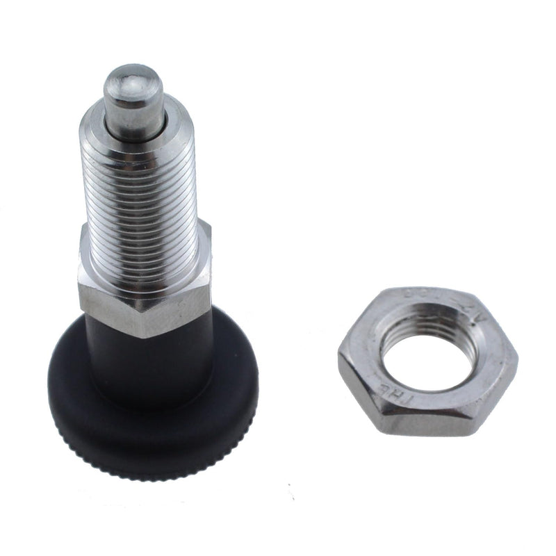 [Australia - AusPower] - M10 Stainless Steel Spring Return Knob Plunger Push Fit Ball Nose Spring Plunger Spring Return Knob Plunger Spring Indexing Plunger 