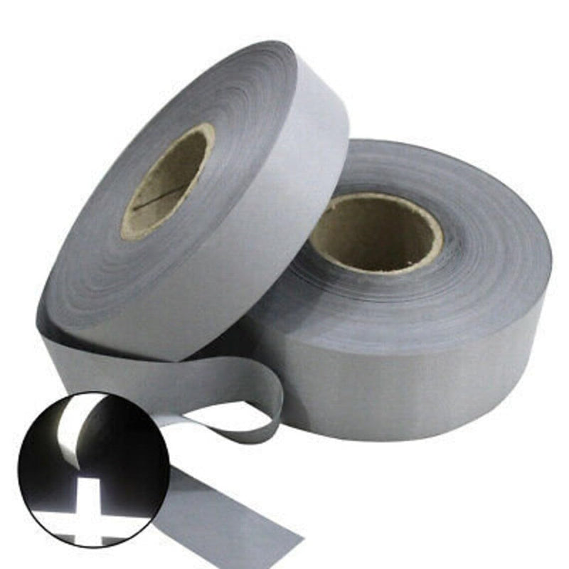 Just In Trend Sew on Double Sided Elastic high Visibility hi vis Reflective Tape (2" x 10 yds) 2" x 10 yds