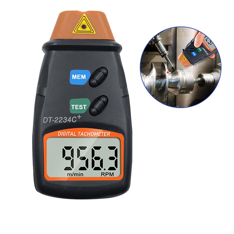 [Australia - AusPower] - Xingdianfu Digital Laser Photo Tachometer Handheld Photo Tachometer Laser Non-Contact RPM Speedometer 