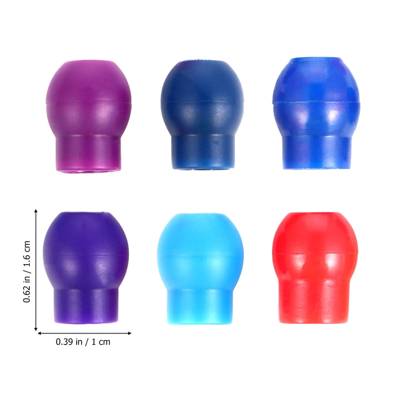 [Australia - AusPower] - Replacement Ear Tips, 10 Pairs Earplugs Soft-Sealing Ear Pieces Replacement Earplugs Only for with Fixed Metal Parts, Random Color 