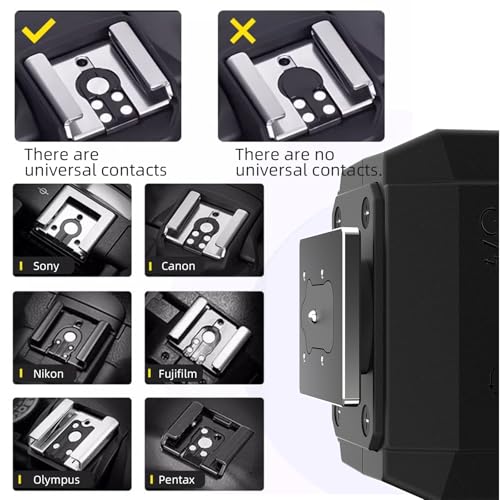 MK-3S Mini Flash Camera Photography Speedlight Universal Cold Shoe for Ricoh GR3, Sony ZV1, Fujifilm XM5, Nikon Cameras For Sony
