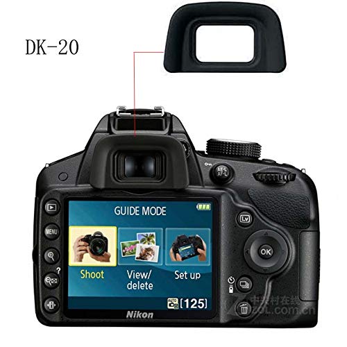 (2pcs) DK-20 Viewfinder Eyecup Eyepiece for Nikon D50 D60 D70 D3100 D3200 D5100 D5200 Camera