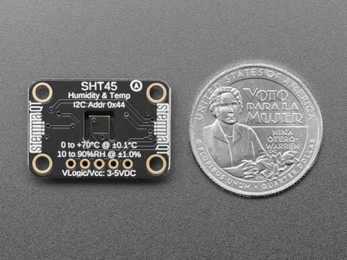 Adafruit Sensirion SHT45 Precision Temperature & Humidity Sensor, STEMMA QT/Qwiic, 5665