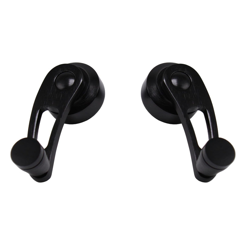 [Australia - AusPower] - Black Billet Aluminum 3" Window Crank Handle Kit Hot Rod Set of 2 Fits for Chevy Ford Chrysler Black 