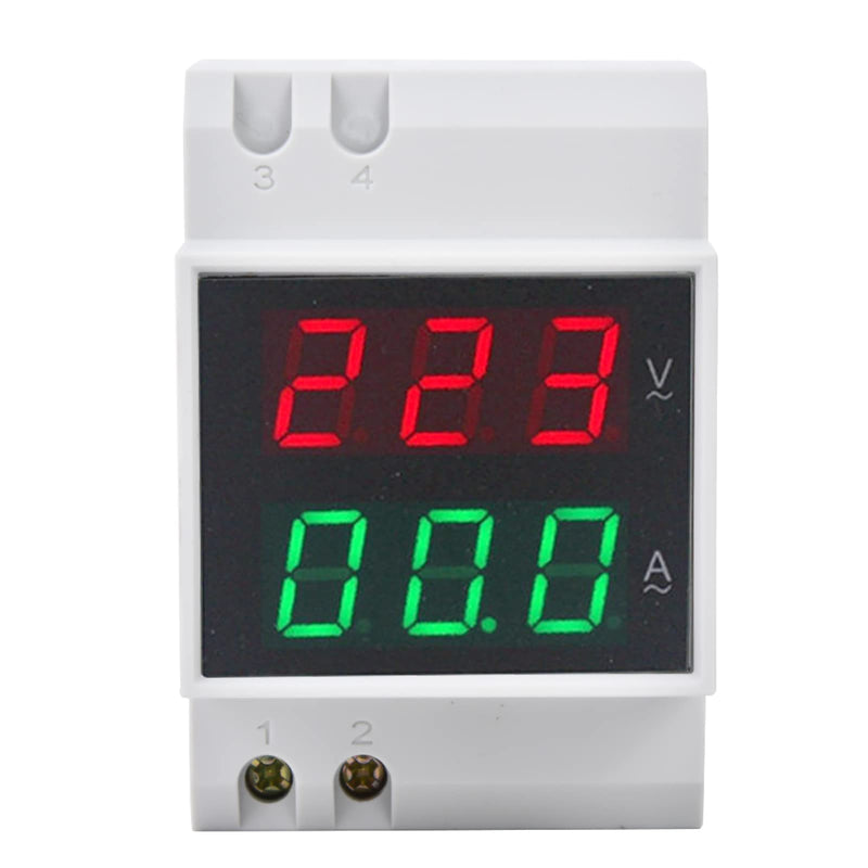 [Australia - AusPower] - Voltage Ampere Meter, Single Phase Energy Meter, Ac Display Meter, Suitable for Providing Precise Measurement Data 