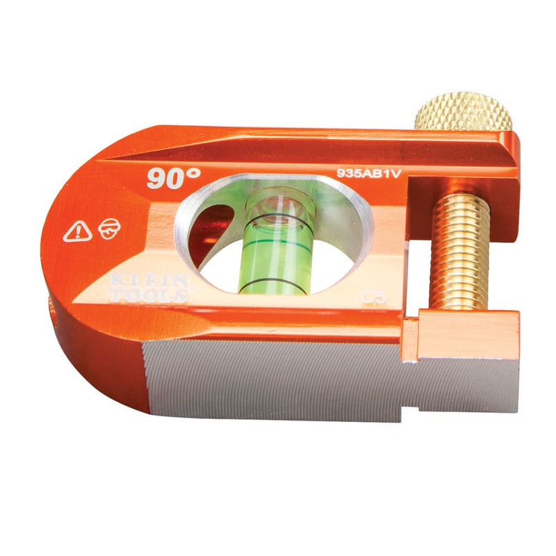 [Australia - AusPower] - Klein Tools 935AB1V No-Dog Level, 2.5-Inch Conduit Bending Level, 1 Vial, ACCU-BEND Level Eliminates Dog-Legs in Offsets and Saddle Bends 